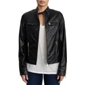True Religion Rib Panel Moto Jacket NWT, size XL